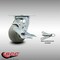 Service Caster 4 Inch SS Thermoplastic Rubber Caster with Roller Bearing and Brake/Swivel Lock SCC-SS30S420-TPRRD-TLB-BSL - alternate 2